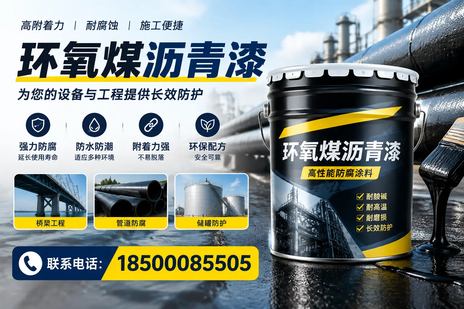 环氧煤沥青漆与其他涂料的对比分析,助力甘南企业决策