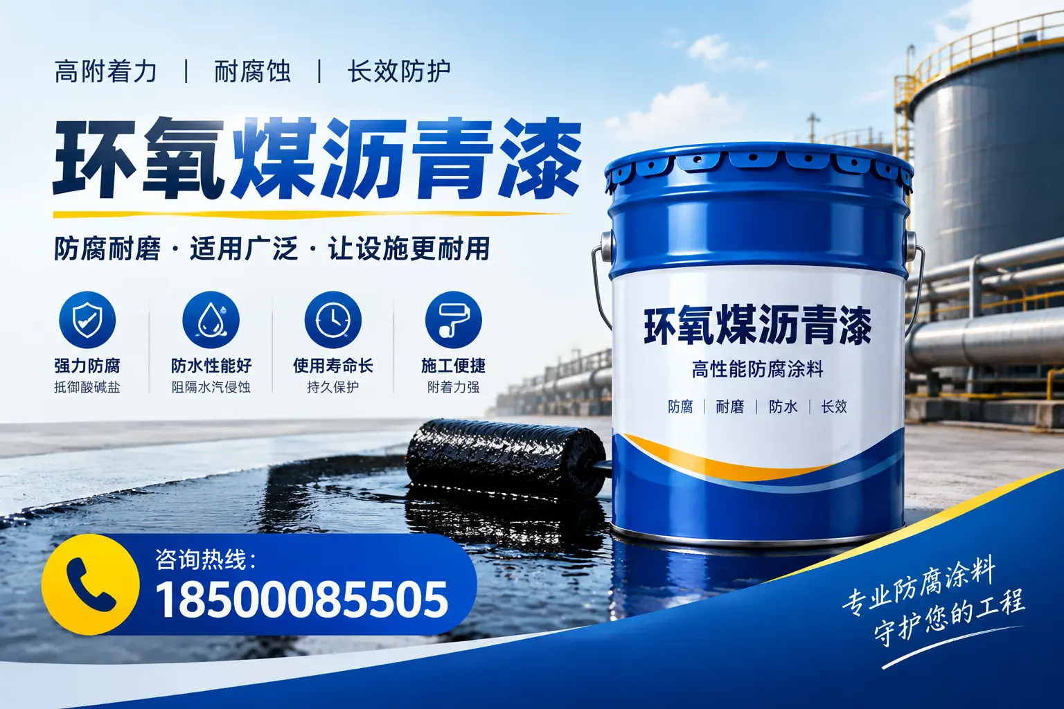 环氧煤沥青漆与其他涂料的对比分析,助力甘南企业决策